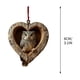 thumbnail image 3 of Adornos En Forma De Corazón Con Motivos Animales Para Decorar El Árbol De Navidad, El Hogar Y Otras Fiestas. Regalo Festivo Inspirado En La Naturaleza., 3 of 9