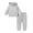 Gray, variant on Toddler Fall Outfits for Girl Boy Long Sleeve Hoodie Top and Long Sweatpants Set Toddler Sweatsuit for 12-18 Months