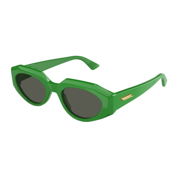 Bottega Veneta BV1031S 005 52mm Cat Eye Sunglasses Women's Shiny Green