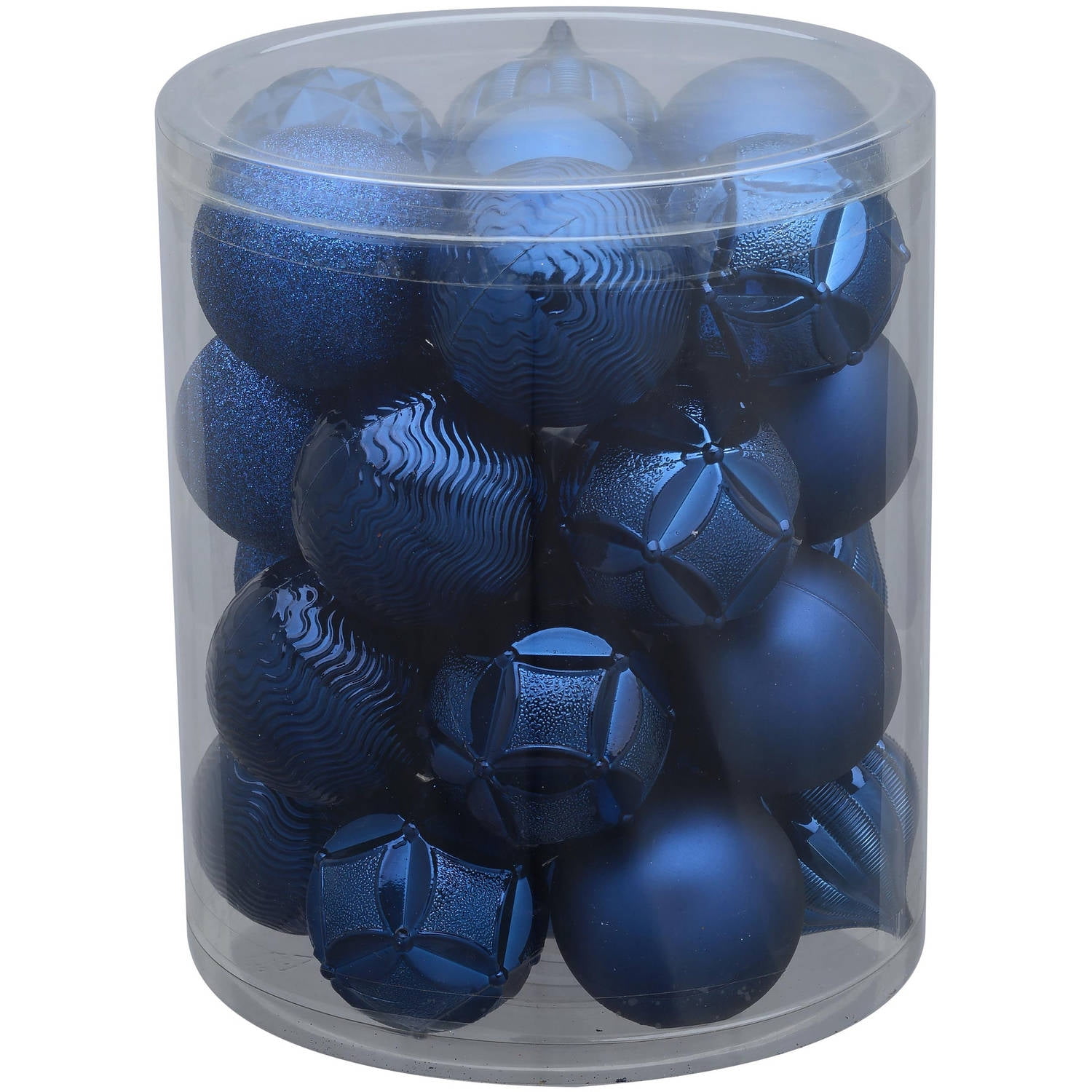 Dark Blue Christmas Ornaments 