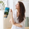 thumbnail image 6 of 30 oz Insulated Stainless Steel Tumbler Double Wall Stainless Steel Tumbler with 2-Way Drinking Serene Beach Scene, 6 of 9