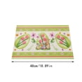 thumbnail image 3 of asddcavvf Easter Bunny Egg Pattern Linen Print Kitchen Dining Room Insulated Decorative Placemat（4） Dining Table And Weave, 3 of 7