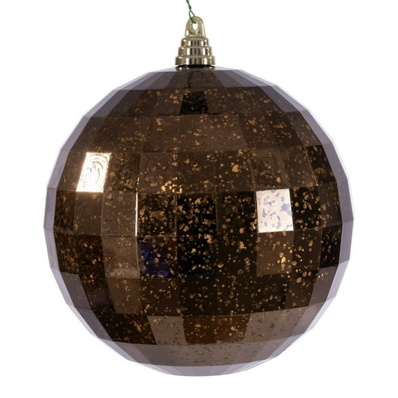 8" Mocha Mirror Mercury Ornament