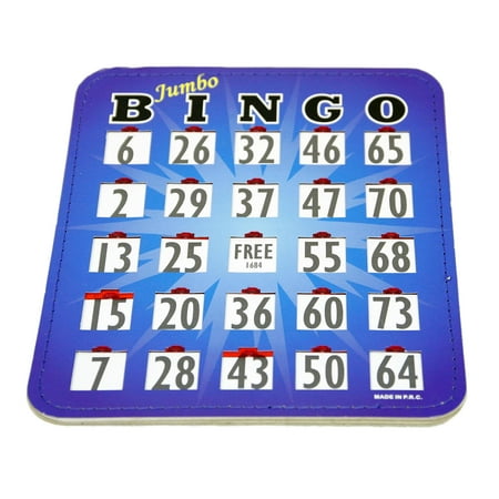 Jumbo Easy Read Bingo Slide Card