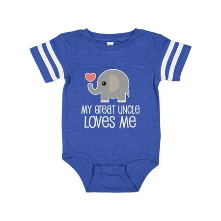 

Inktastic My Great Uncle Loves Me Gift Baby Boy or Baby Girl Bodysuit