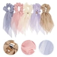thumbnail image 4 of Miangastore 5 Pcs Chouchous Ruban pour Cheveux Attaches de Queue de Cheval Accessoire pour Femmes Filles, 4 of 9