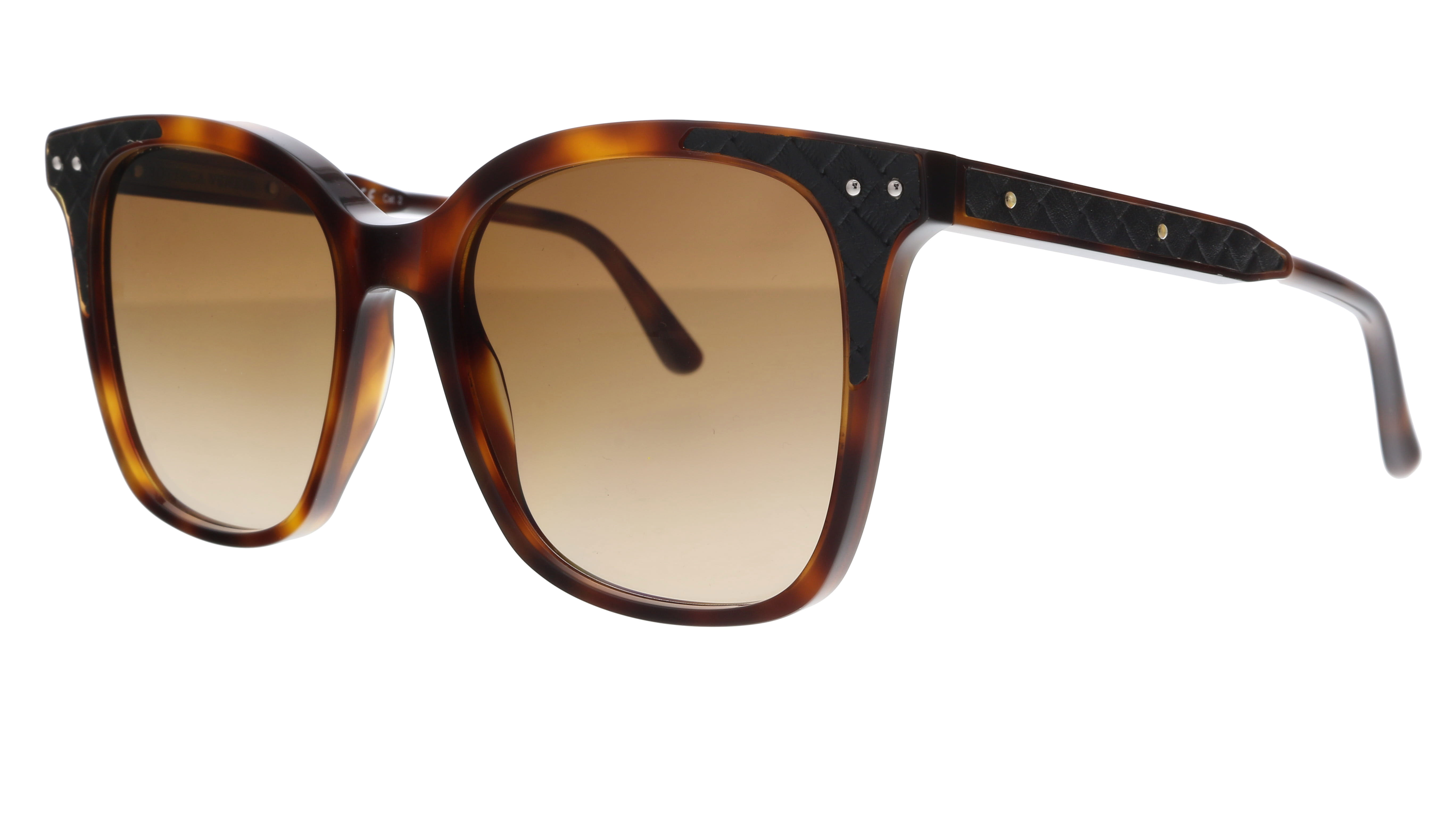 Bottega Veneta BV0118S-002  Brown  Rectangle Sunglasses for womens - image 1 of 5