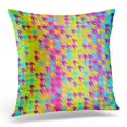 thumbnail image 1 of BOSDECO Blue Blur Houndstooth Pattern Green Board Pillowcase Pillow Cover Cushion Case 20x20 inch, 1 of 1