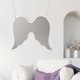 thumbnail image 4 of Espejo de pared decorativo nórdico acrílico y moderno lindo gafas de sol de pared alas de angel, 4 of 8