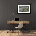 thumbnail image 4 of Daniel Van Heil 24x17 Black Modern Framed Museum Art Print Titled - A Winter Townscape with Figures Skating on a Frozen River, 4 of 5
