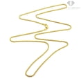 thumbnail image 2 of 925 Italian Sterling Silver 1.5mm Solid Rope Diamond Cut Chain, FREE Microfiber Cloth, Yellow Gold Plated Link Mens Womens Necklace, Giorgio Bergamo, 2 of 7