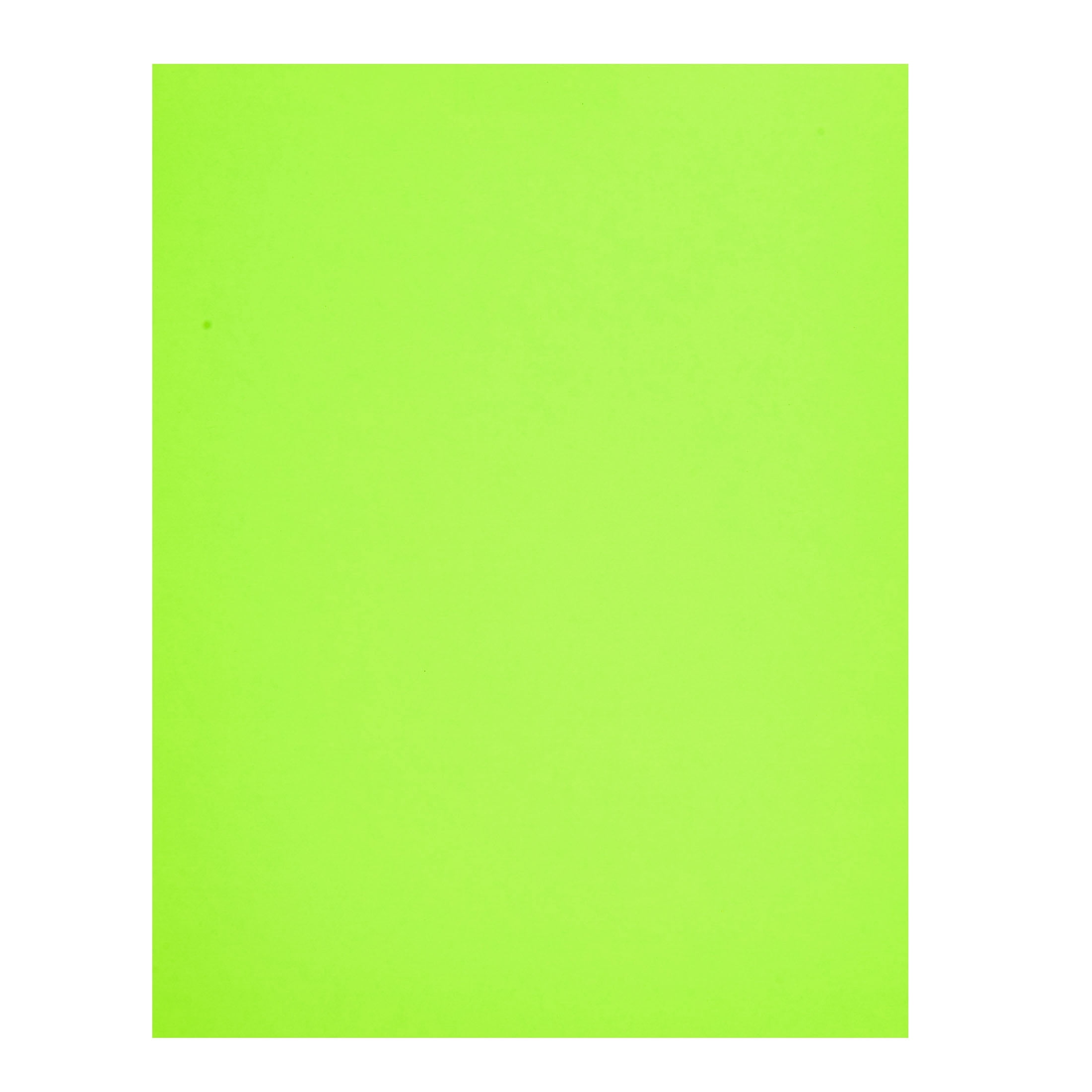 pen+GEAR Heavyweight Colorburst Dual Color Neon Green/Neon Yellow Poster Board, 22"x28", single sheet
