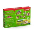 thumbnail image 5 of Schleich Farm World - 92PC Red Barn Playset with Animals, Farmer and Accessories - Barnyard Animal Figurines and Farm Toys for Kids Ages 3+ - 42407, 5 of 12