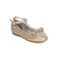 thumbnail image 1 of New Girl Little Angel Britt-917E Glitter PU Bow T-Strap Dangling Charm Flat, 1 of 5