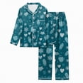thumbnail image 6 of UAYOTSE Kids Pajamas Set Long Sleeve Button Down Sleepwear Girls Boys Set 2 Pcs Loungewear for 6 15 Years,Sizes 3-4 Years, 6 of 6