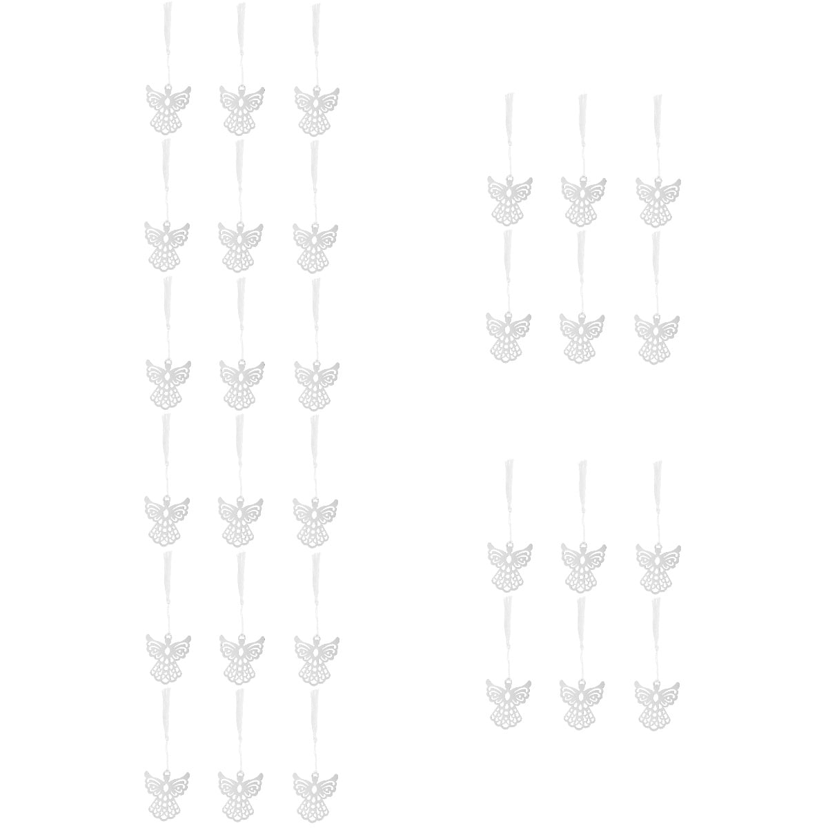 30 Pcs Angel Bookmarks Tassel Page-marker Stainless Bookmarks Book Markers