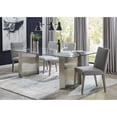 thumbnail image 7 of Modus Furniture 84 inch Rectangular Dining Table Ultra Clear Glass and brushed Stainless Steel, 7 of 7