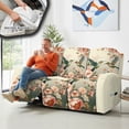 thumbnail image 4 of COEQINE Stretch Recliner Cover Universal 8 Pieces Recliner Sofa Cover Stay in Place 3 Seater Furniture Protector Home Decor for Pets, Dogs, Cats, Kids, Hummingbird Floral, 4 of 8
