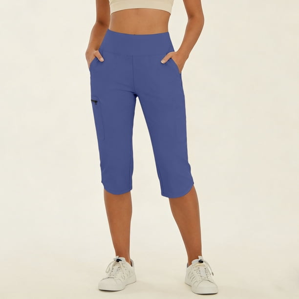 TaTaai Women Stretchy Comfortable Yoga Pants 7/8 Length Fitness Workout Outdoor Sports Casual Pants Soft Breathable Non See-through Machine Washable Daily Wear Gift