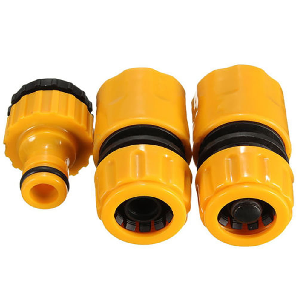 Hose Connector Garden Nozzle Water 3pcs/Set 1/2inch Accessories Adapter 