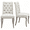Beige, variant on QuzyAor Tufted Chenille Dining Chair Set of 2, Solid Wood Legs Upholstered Seat for Home Kitchen Living Room Farmhouse, Beige