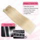 thumbnail image 2 of Extensiones de cabello humano real Gampacy con clip, 40 cm, 2 of 8