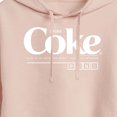 thumbnail image 3 of Coca-Cola - Drink Coke Enjoy - Juniors Cropped Pullover Hoodie, 3 of 5