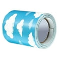 thumbnail image 4 of OULII Classroom Border Roll Cloud Post Bulletin Border PVC Trim Strips 1 Roll, 4 of 8
