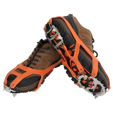 

Kehuoyezai 18 Studs Anti-Skid Shoe Spikes Crampon Anti-Ice On Shoes Slip M码
