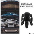 thumbnail image 3 of BESTYASH 2Pcs Quick Connect Heater Hose Connector for Car Auxiliary Water Tank Coolant Outlet Black, 3 of 8