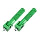thumbnail image 1 of 1 Par Motocicleta Scooters Moto Plegable Pie Descanso Trasero Pedal Verde, 1 of 1