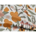 thumbnail image 4 of oneOone Rayon White Fabric Leaves & Tulip Floral Diy Clothing Quilting Fabric Print Fabric By Yard 56 Inch Wide, 4 of 6