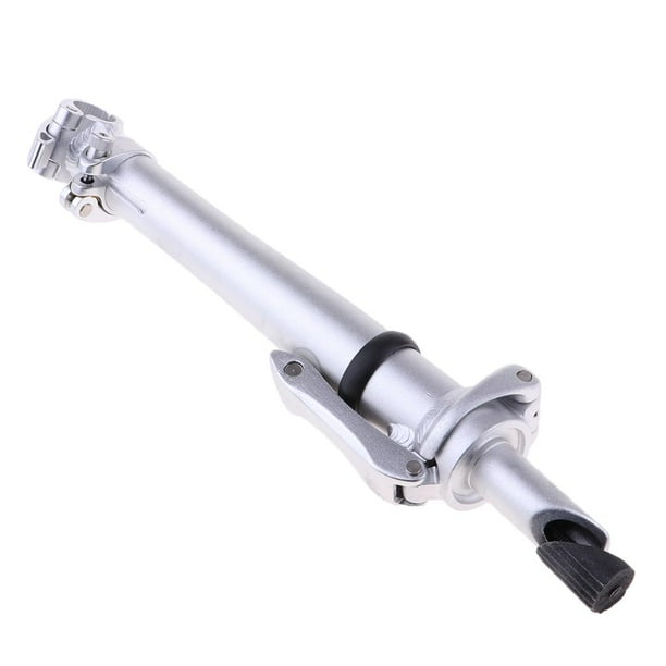 Tubo de dirección elevador de potencia de manillar de 25,4 mm para bicicleta plegable, accesorio para bicicleta Plata