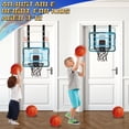 thumbnail image 3 of Canasta de baloncesto de altura ajustable para interiores con luces LED, 3 of 8