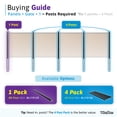 thumbnail image 5 of 6ft Aluminum Fence Post for WamBam Privacy Fence Panel (1 Post), Composite Fence System Aluminum Support, No-Dig Installation, Outdoor Fence System for Backyard Patio or Pool, Black BLI19125, 5 of 7