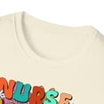 thumbnail image 3 of Nurse Mama, Gildan Unisex Softstyle Shirt, Retro Floral Graphic Tee, S-3XL, 3 of 3