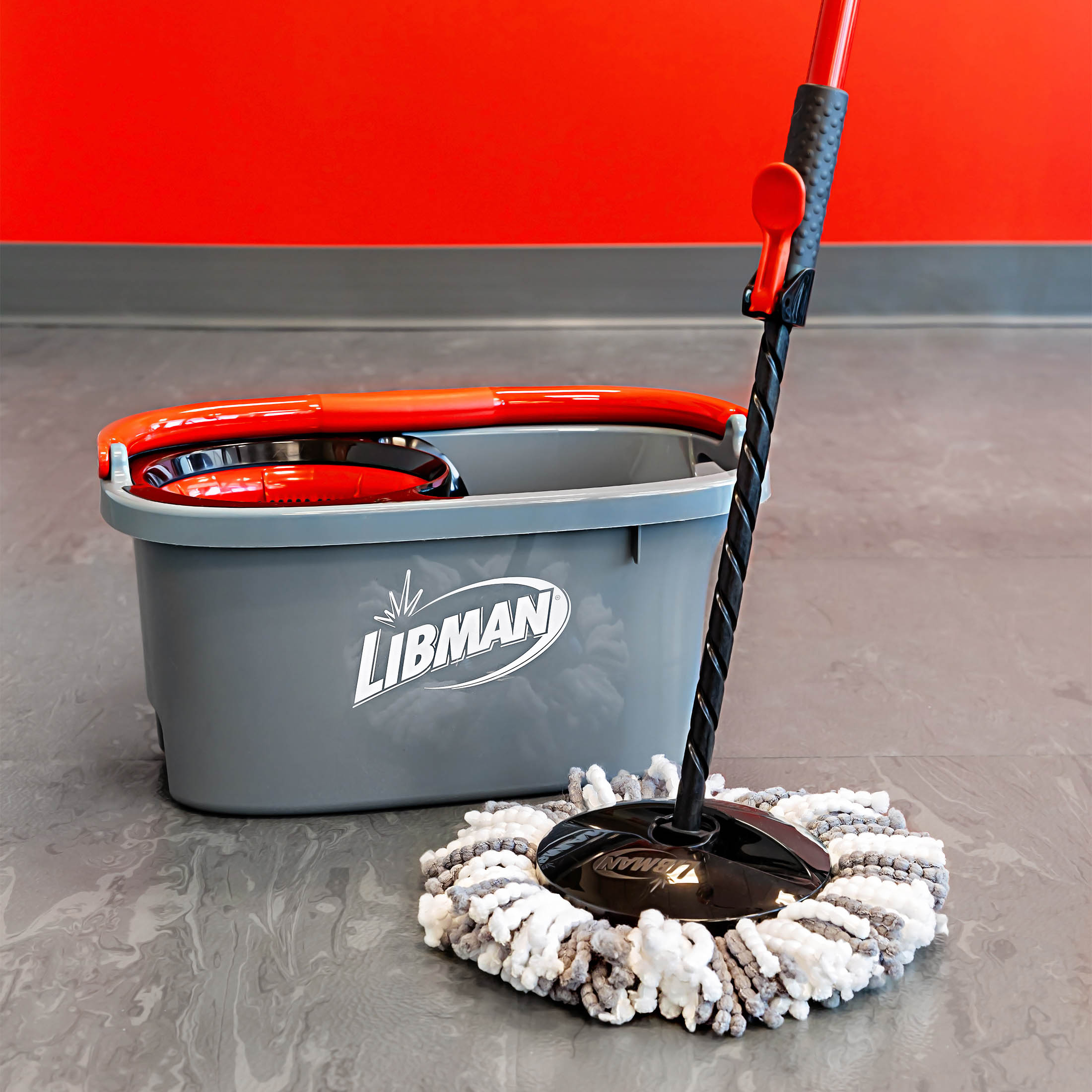 Libman Microfiber High Power Professional Spin Mop System photo 6