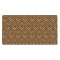 thumbnail image 1 of Large Mouse Pad, Brown Mason Masonic Symbol Non-Slip Waterproof Rubber Keyboard Office Desk Pads Mousepad, 29.5 x 15.8 inches 3mm Thick, 1 of 7