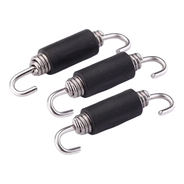 3 piezas de resortes de retención para escape de motocicleta, instalación rápida, accesorio resistente. 60 mm
