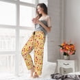 thumbnail image 5 of Rateoe Halloween Elements Pattern Women’s Ultra-Soft Comfy Pajama Lounge Pants Sleepwear,Comfortable Lounge Wear,lightweight Pajamas, Casual Home Wear-Large, 5 of 6