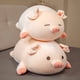thumbnail image 4 of Almohada De Juguete De Cerdo De Peluche Gordito Muñeca De Cerdo De Peluche Rosa Cojín De Cerdo Lindo Juguetes De Peluche, Regalo De Cumpleaños 50 Cm, Entrecerrar Los Ojos, 4 of 5