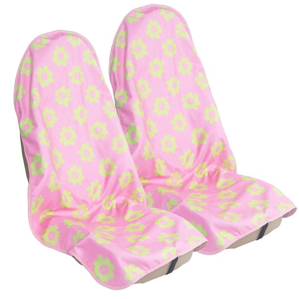 Funda de asiento de coche LoyaGour, toalla de sudor impermeable, 2 unidades