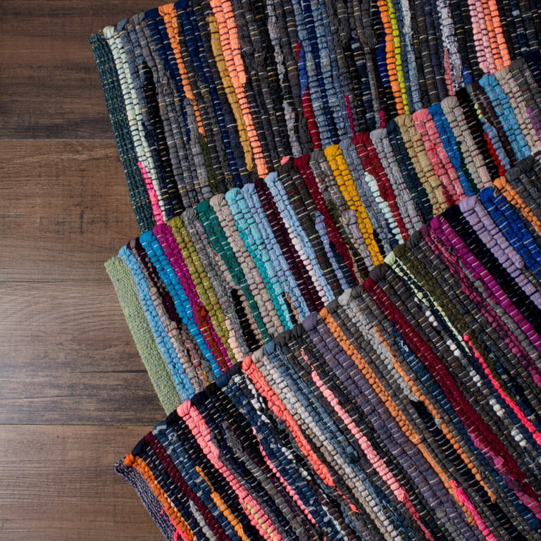 Multicolor Color Rag Rug 4x6-ft - Walmart.com