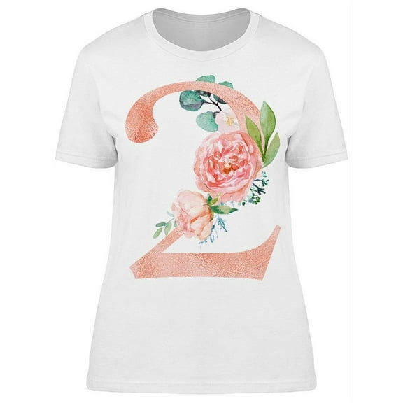 Number 2, Flower Tee Women's -Image by Shutterstock