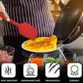 thumbnail image 5 of Kaluns Red 8-Piece Turner's and Seamless Spatula set plus Bonus 12" Tong Heat resistant 600F Best Flexible Rubber Silicone Spatula Turner set Best Kitchen accessories for Cooking and Baking, 5 of 7