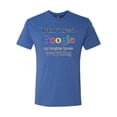 thumbnail image 2 of I Don't Need Google My Daughter Knows Everything Mens Premium Tri Blend T-Shirt, Vintage Royal, Medium, 2 of 3