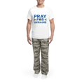 thumbnail image 5 of CafePress - Pray For Ukraine Men's Light Pajamas - Men's Light Loose Fit Cotton Pajama Set, 5 of 7
