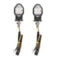 thumbnail image 2 of Motorcycle LED Indicator Light, LED Turn Signal Lamp Antiaging Heatproof DC12V Scratch Resistance M8  For Modification, 2 of 8
