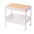 thumbnail image 4 of Utility Cart Rolling Storage Cart Storage Cart Rolling Utility Cart Rolling Cart Large Capacity Eco Friendly PP MDF Sturdy Construction Space Saving Utility Cart For Beauty Salon, 4 of 6