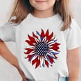 thumbnail image 2 of UQJfacai USA T Shirt Boys Girls Patriotic American Flag Tees Tops Kids Short Sleeve Crewneck July 4th T-Shirt 3-15 Years, 2 of 6